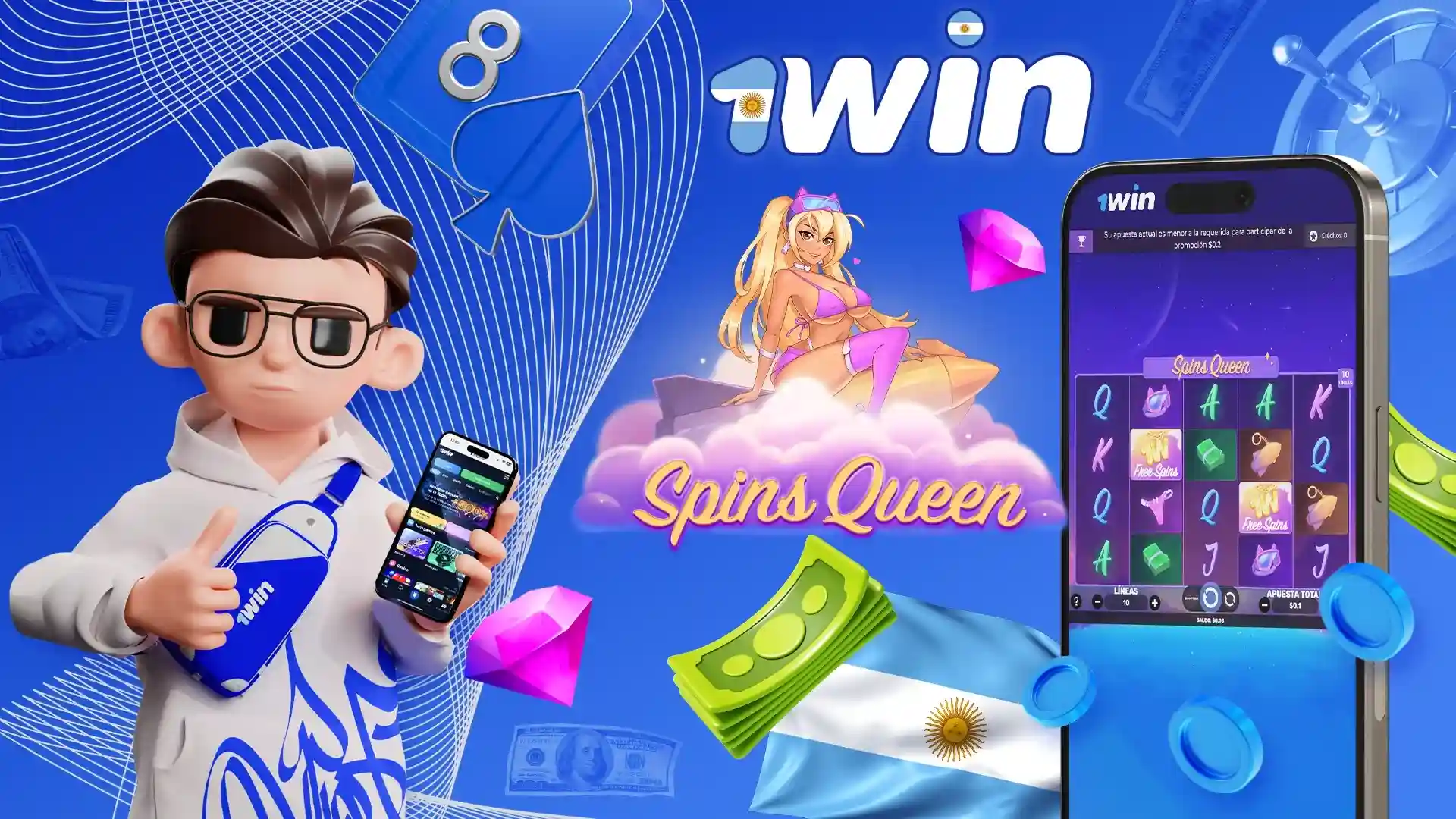 1Win Spins Queen